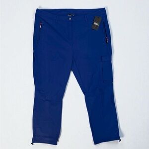 Ulla Popken Blue Cargo Pants